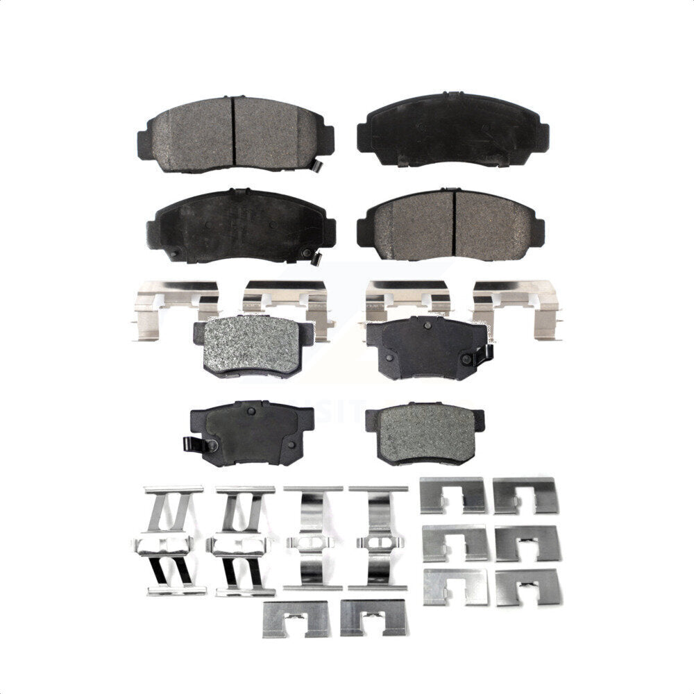 Front Rear Ceramic Brake Pads Kit For Honda Accord Acura TL TSX RL CL KTC-100397