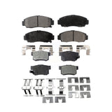 Front Rear Ceramic Brake Pads Kit For Honda Accord Acura TL TSX RL CL KTC-100397