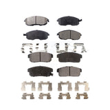 Front Rear Ceramic Brake Pads Kit For Nissan Maxima Infiniti I35 I30 INFINITI KTC-100405
