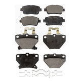 Front Rear Ceramic Brake Pads Kit For 2000 Toyota Celica GT KTC-100411
