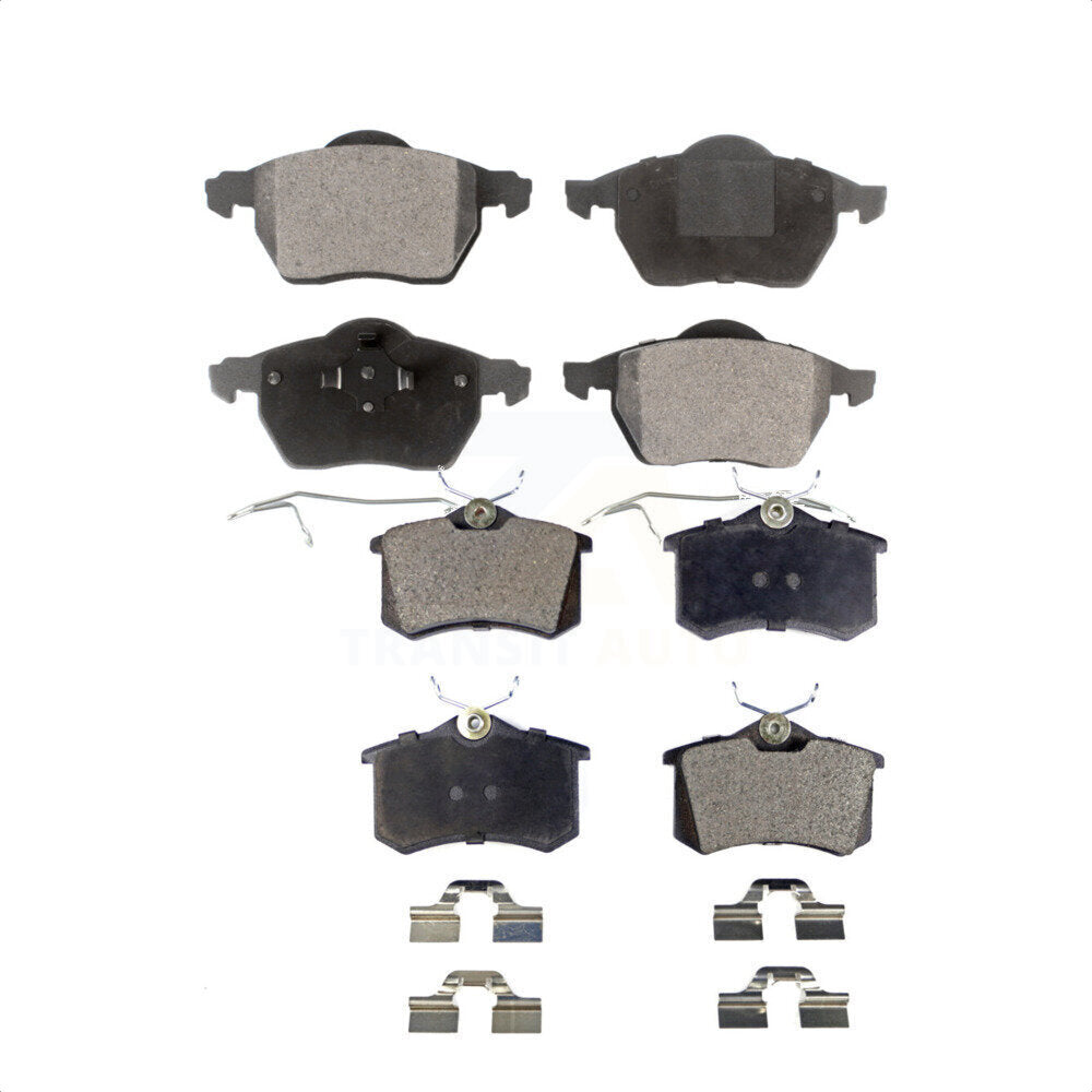 Front Rear Ceramic Brake Pads Kit For Audi A4 Quattro A6 S4 KTC-100420
