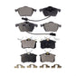 Front Rear Ceramic Brake Pads Kit For Volkswagen Passat Audi A4 Quattro A6 S6 KTC-100425