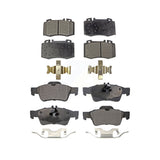 Front Rear Ceramic Brake Pads Kit For Mercedes-Benz E350 SL500 E500 SL550 CLS550 CLS500 S430 S500 E550 CL500 S350 CL600 KTC-100429