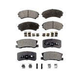 Front Rear Ceramic Brake Pads Kit For Mitsubishi Endeavor Montero KTC-100445