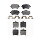 Front Rear Ceramic Brake Pads Kit For Mercedes-Benz C230 C240 SLK280 SLK300 KTC-100447