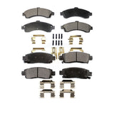 Front Rear Ceramic Brake Pads Kit For Chevrolet Trailblazer GMC Envoy EXT XL Buick Rainier Oldsmobile Bravada XUV SSR Isuzu Ascender Saab 9-7x KTC-100449