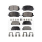 Front Rear Ceramic Brake Pads Kit For 2001-2003 Toyota Highlander KTC-100450