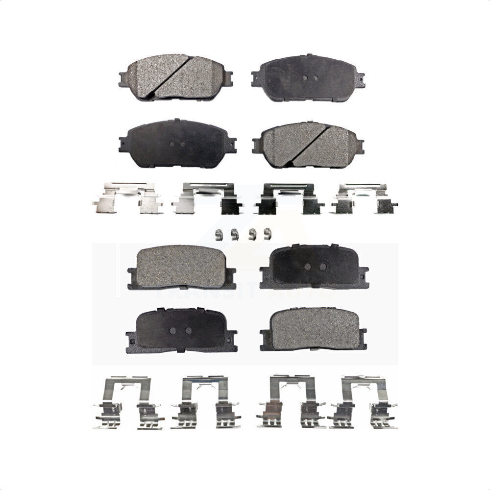 Front Rear Ceramic Brake Pads Kit For Toyota Camry Lexus ES330 ES300 KTC-100458