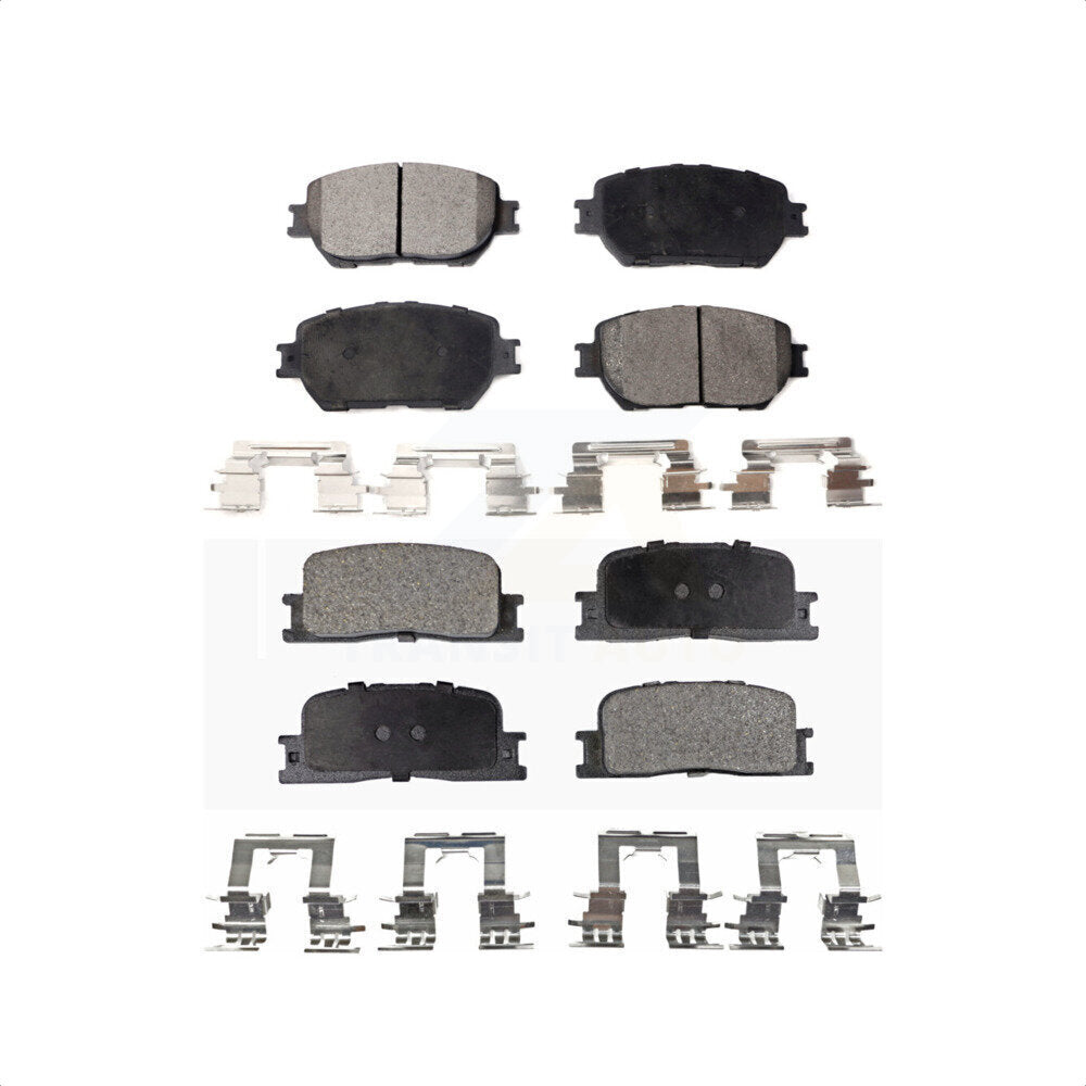 Front Rear Ceramic Brake Pads Kit For Toyota Camry Vehicles Manufactured In Japan KTC-100463