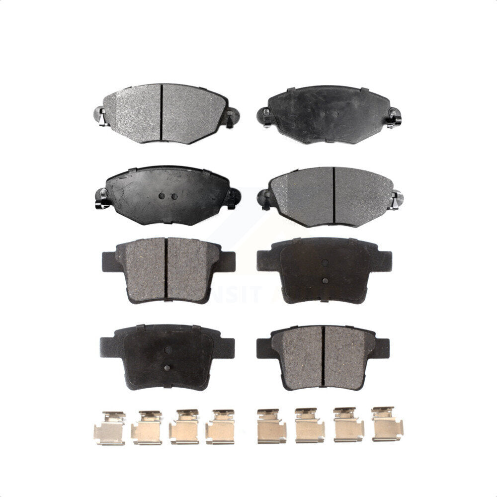 Front Rear Ceramic Brake Pads Kit For 2006-2008 Jaguar X-Type KTC-100464