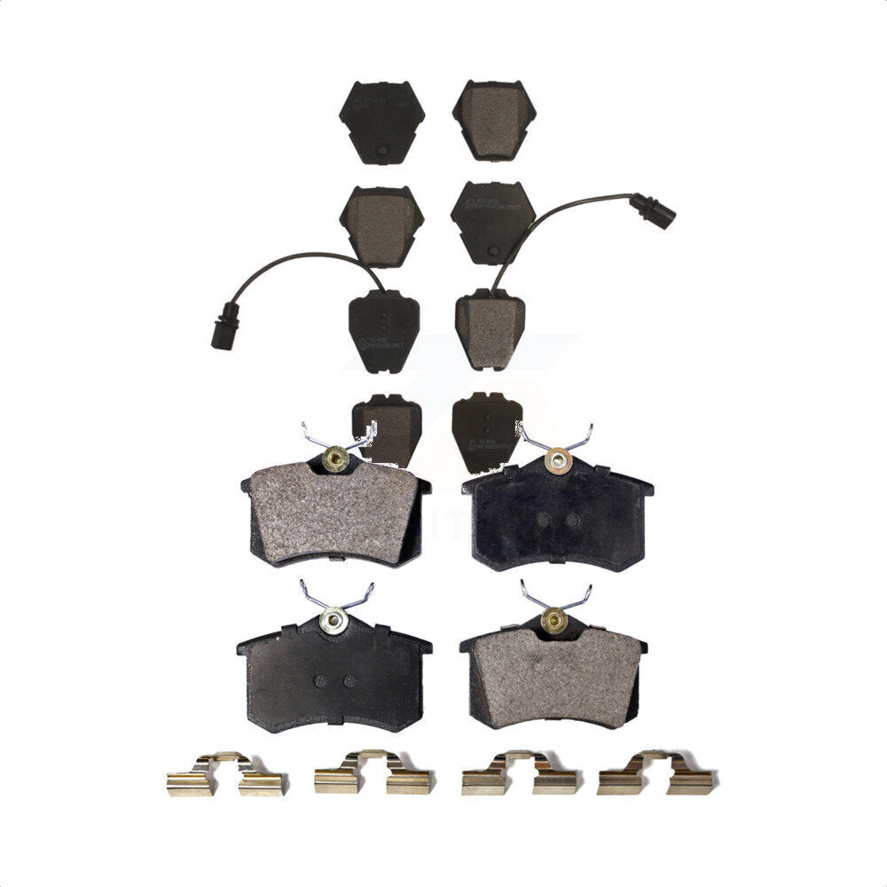 Front Rear Ceramic Brake Pads Kit For Volkswagen Passat Audi A6 Quattro Allroad S4 A4 A8 S6 KTC-100467