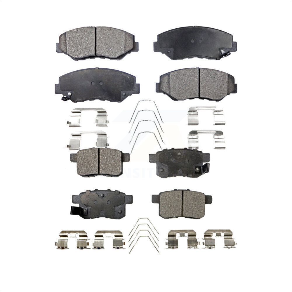 Front Rear Ceramic Brake Pads Kit For Honda Accord KTC-100469