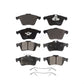 Front Rear Ceramic Brake Pads Kit For Mazda 3 Volvo S40 C70 V50 KTC-100473