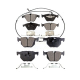 Front Rear Ceramic Brake Pads Kit For BMW 530i 528i 525i 530xi 535xi xDrive 535i 528xi 525xi KTC-100474