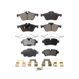 Front Rear Ceramic Brake Pads Kit For Mini Cooper With 276mm Diameter Rotor KTC-100490