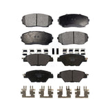 Front Rear Ceramic Brake Pads Kit For 2016-2022 Mazda CX-9 KTC-100510