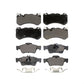 Front Rear Ceramic Brake Pads Kit For 2010-2011 Mercedes-Benz SL65 AMG KTC-100513