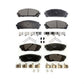 Front Rear Ceramic Brake Pads Kit For Lexus RX350 RX450h RX350L RX450hL KTC-100514