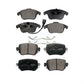 Front Rear Ceramic Brake Pads Kit For Volkswagen Passat Audi Q3 Quattro KTC-100516
