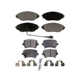 Front Rear Ceramic Brake Pads Kit For Volkswagen GTI CC KTC-100519
