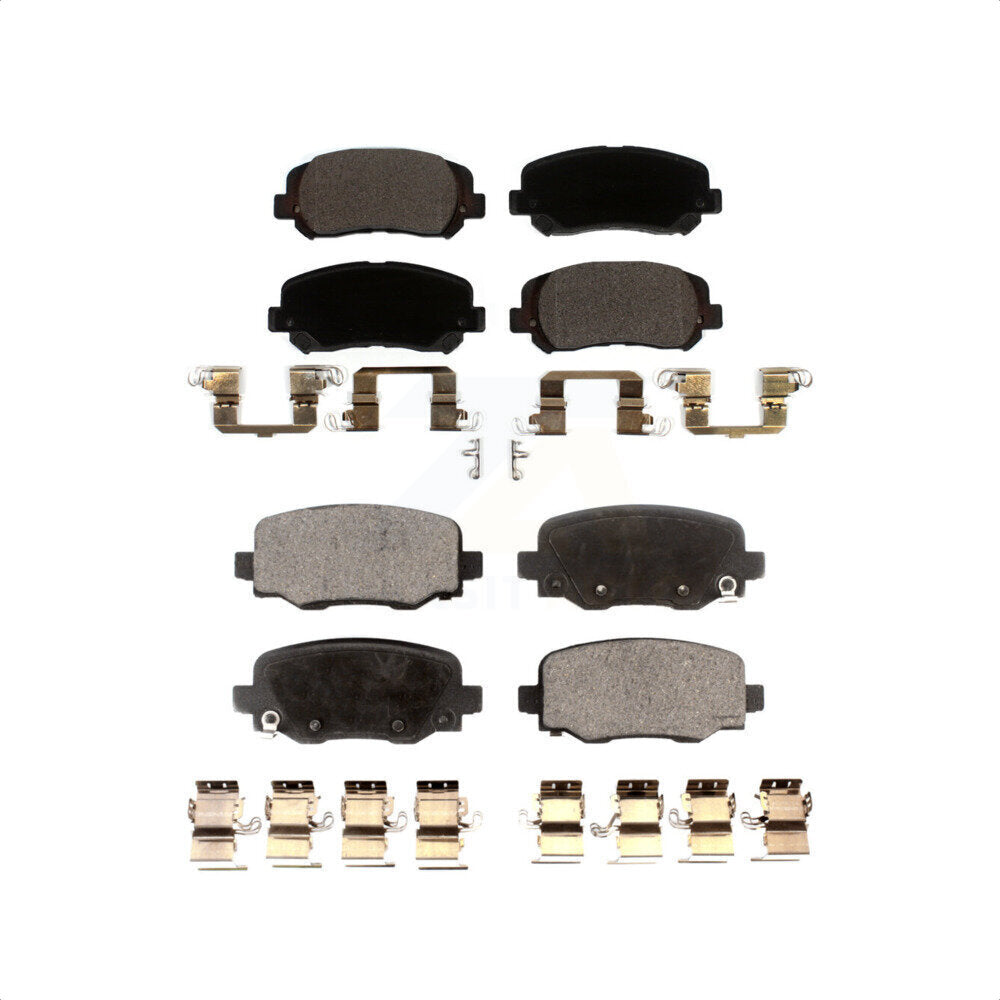 Front Rear Ceramic Brake Pads Kit For Jeep Cherokee Chrysler 200 KTC-100521