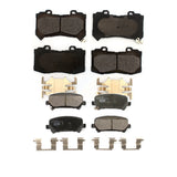 Front Rear Ceramic Brake Pads Kit For 2015-2020 Chevrolet Colorado GMC Canyon KTC-100532