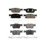 Front Rear Ceramic Brake Pads Kit For Ford Fusion Lincoln MKZ Continental KTC-100535