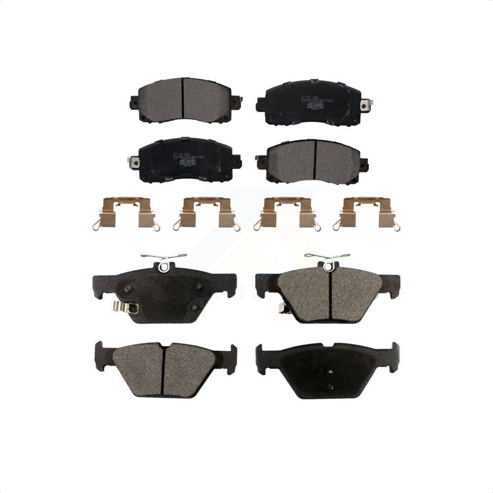 Front Rear Ceramic Brake Pads Kit For Subaru Forester Crosstrek Outback Legacy KTC-100547
