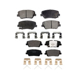 Front Rear Ceramic Brake Pads Kit For 2014-2015 Kia Sorento With Red Painted Calipers KTC-100551