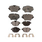 Front Rear Ceramic Brake Pads Kit For BMW X3 X4 KTC-100559