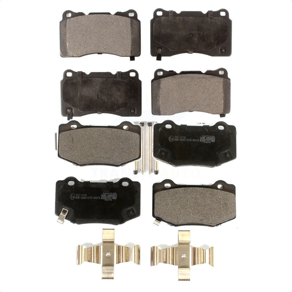 Front Rear Ceramic Brake Pads Kit For Chevrolet Corvette Camaro KTC-100573