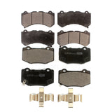 Front Rear Ceramic Brake Pads Kit For Chevrolet Corvette Cadillac ATS Camaro KTC-100576
