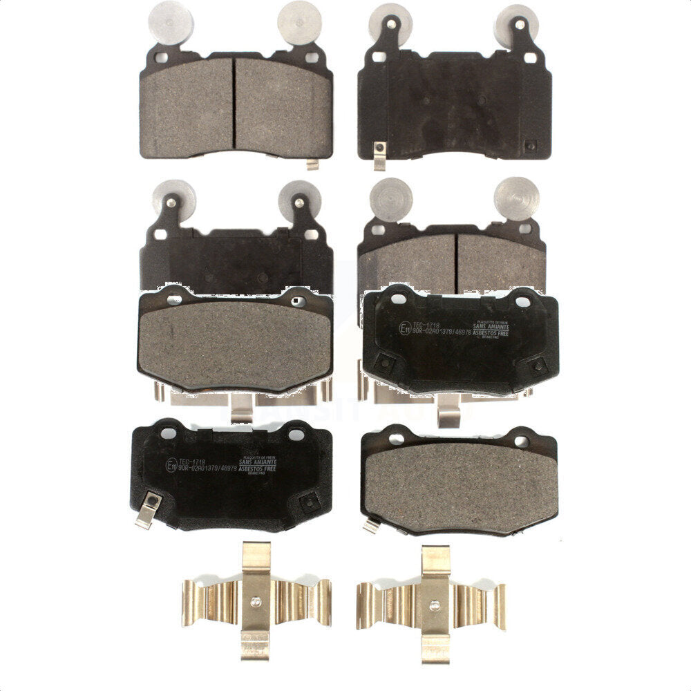 Front Rear Ceramic Brake Pads Kit For Chevrolet Corvette Camaro KTC-100580