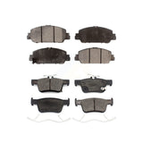Front Rear Ceramic Brake Pads Kit For Honda Accord KTC-100588