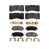 Front Rear Ceramic Brake Pads Kit For Ford Mustang KTC-100593