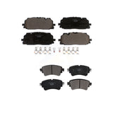 Front Rear Ceramic Brake Pads Kit For Audi A6 Quattro S5 S4 Sportback allroad A7 KTC-100595