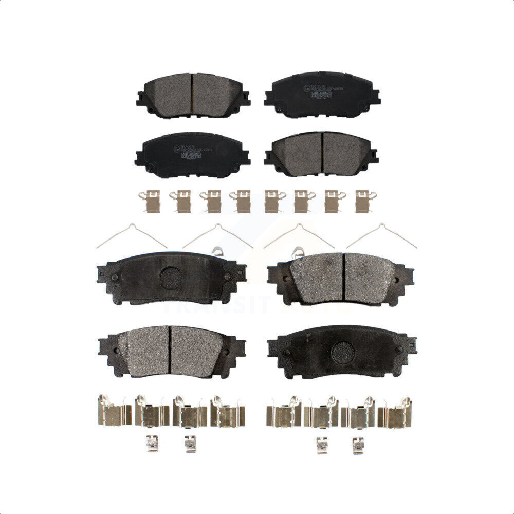 Front Rear Ceramic Brake Pads Kit For Toyota Camry RAV4 Lexus C-HR ES350 Avalon ES300h UX250h UX200 ES250 Venza Corolla Cross KTC-100600