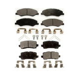 Front Rear Ceramic Brake Pads Kit For 2018-2023 Honda Odyssey KTC-100601