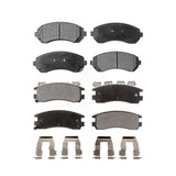 Front Rear Ceramic Brake Pads Kit For Buick Rendezvous Chevrolet Venture Pontiac Montana Aztek Oldsmobile Silhouette KTC-100606