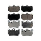 Front Rear Ceramic Brake Pads Kit For Porsche Cayenne With 380mm Diameter Rotor KTC-100608