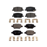 Front Rear Ceramic Brake Pads Kit For 2018-2022 Chevrolet Trax Buick Encore KTC-100611