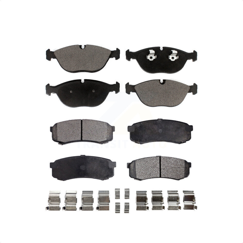 Front Rear Ceramic Brake Pads Kit For 2000 Mercedes-Benz C43 AMG KTC-100614