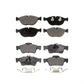 Front Rear Ceramic Brake Pads Kit For Mercedes-Benz E350 S430 E500 S500 AWD KTC-100616