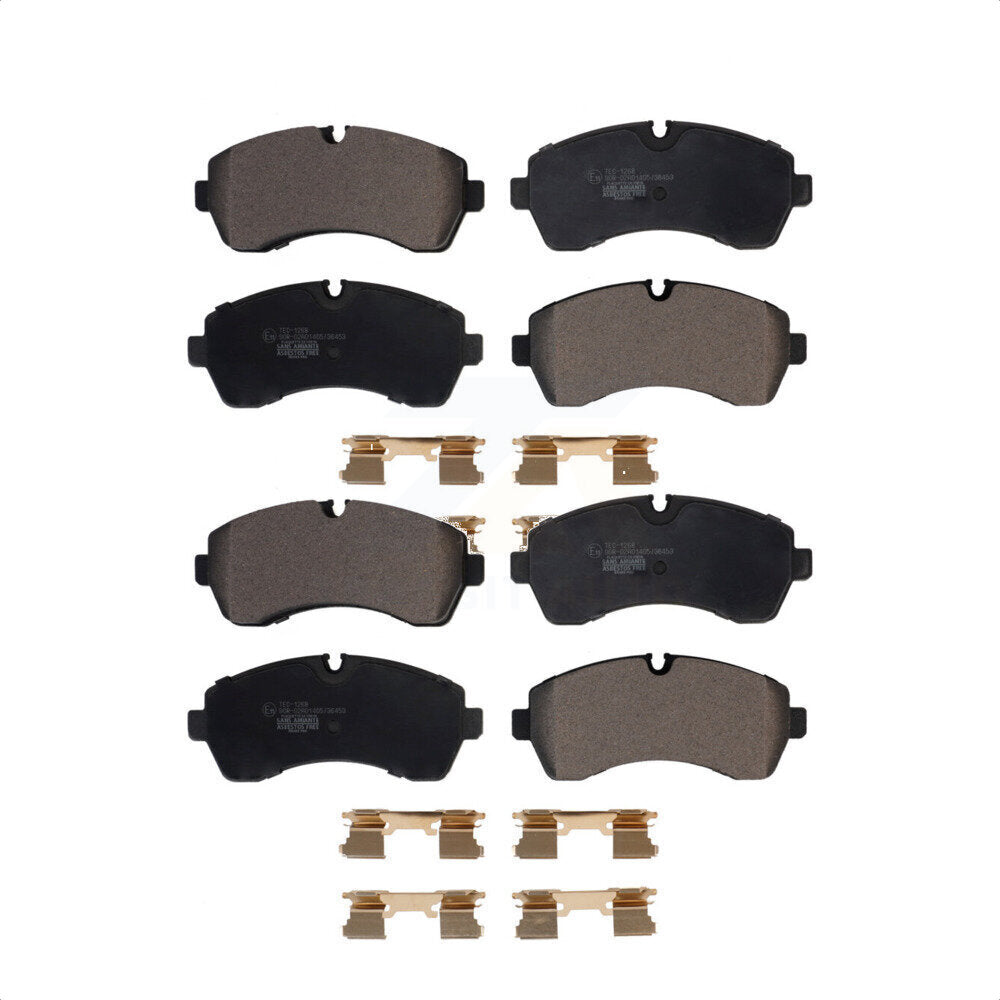 Front Rear Ceramic Brake Pads Kit For W42 Workhorse Custom Chassis P32 KTC-100627