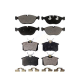 Front Rear Ceramic Brake Pads Kit For Audi TT Quattro Volkswagen R32 KTC-100646