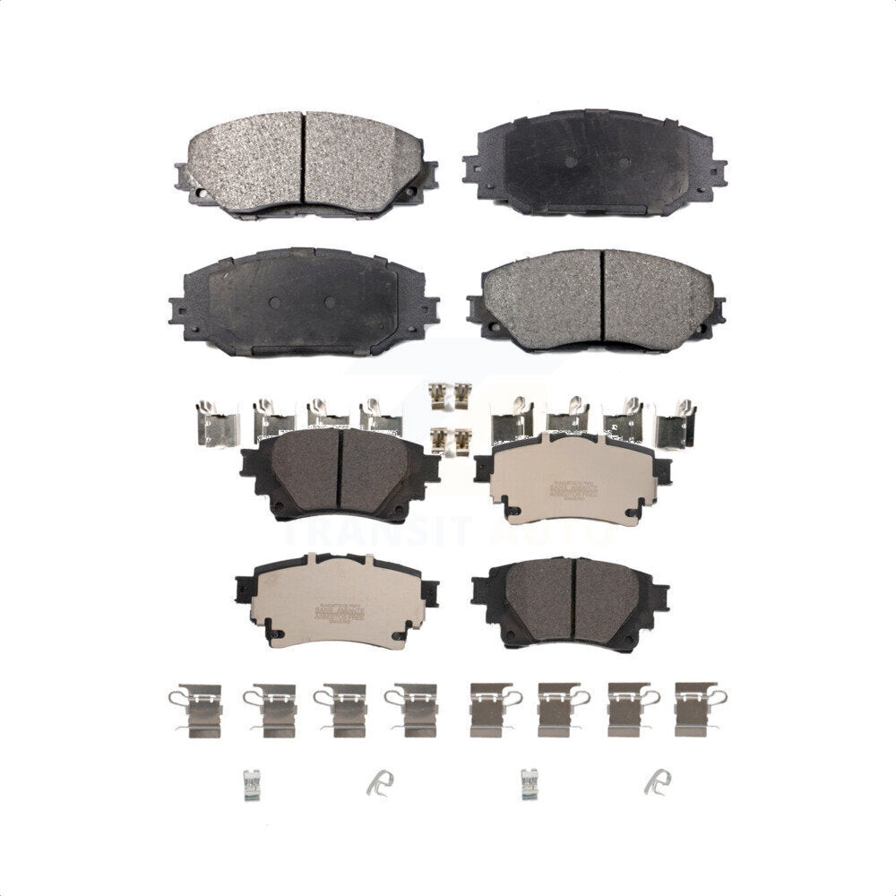 Front Rear Ceramic Brake Pads Kit For 2019 Toyota Corolla 1.8L With Electric Parking KTC-100662
