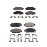 Front Rear Ceramic Brake Pads Kit For Nissan LEAF KTC-100676