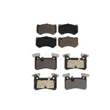 Front Rear Ceramic Brake Pads Kit For 2016-2017 Mercedes-Benz C63 AMG S With Composite Brakes KTC-100682