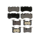 Front Rear Ceramic Brake Pads Kit For Mercedes-Benz C63 AMG With Painted Calipers KTC-100685