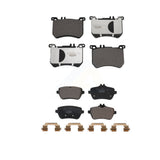 Front Rear Ceramic Brake Pads Kit For Mercedes-Benz SL550 SL400 SL450 Without Sport Package KTC-100692